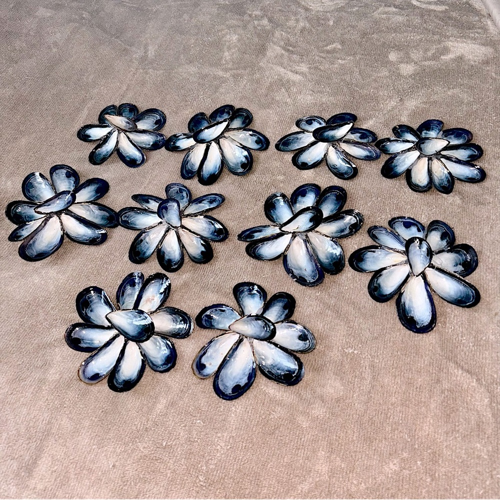 Delicate Shell Flowers